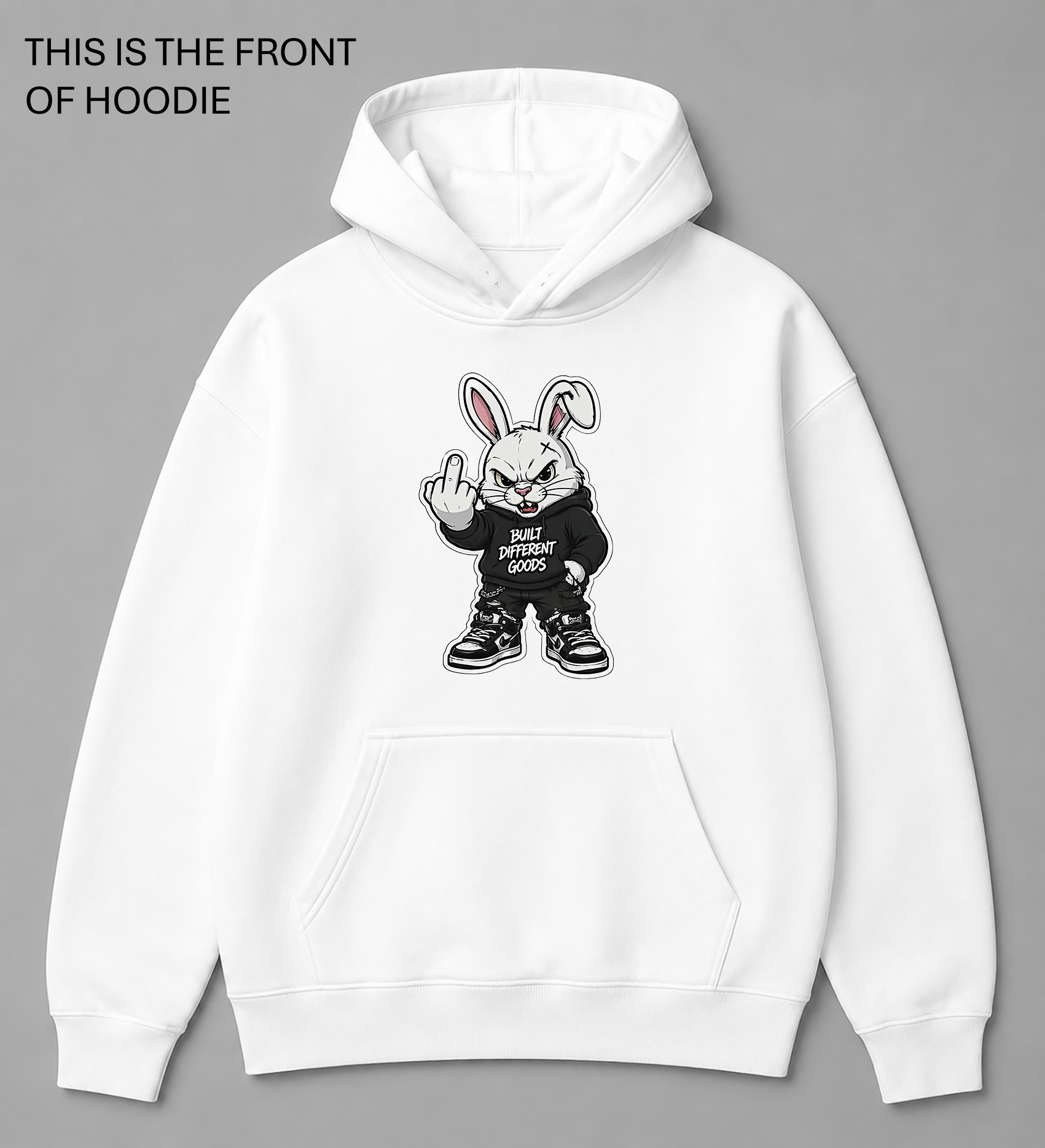 BDG Graphic Hoodie - BDG Rabbit