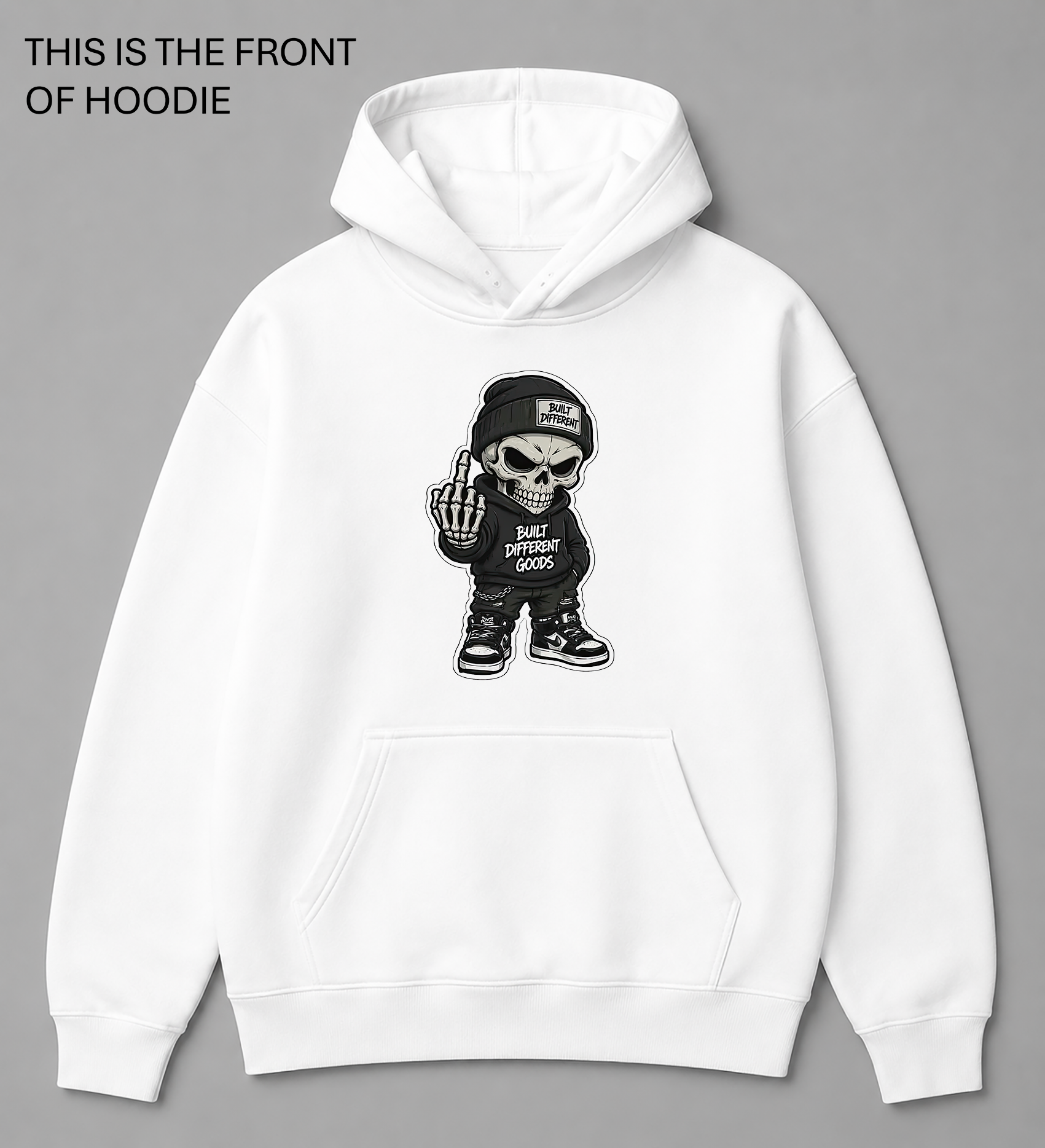 BDG Graphic Hoodie - BDG Skeleton