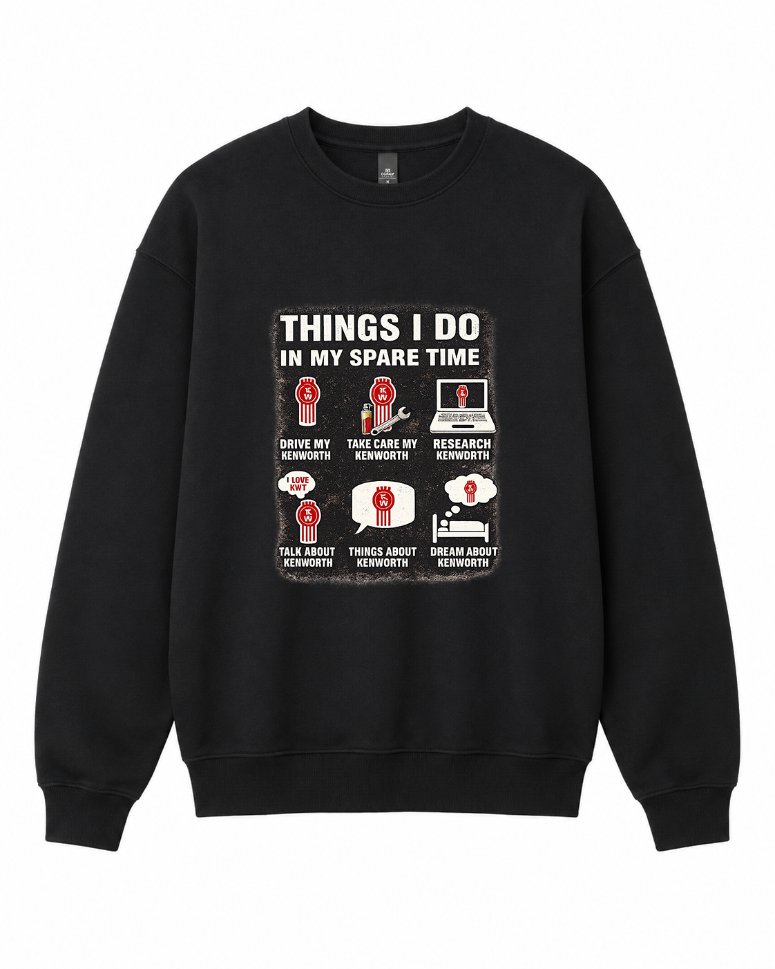 BDG Crew Neck Sweatshirt  - Kenworth - Spare Time