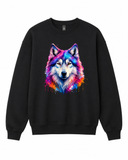 BDG Crew Neck Sweatshirt  - Cosmic Wolf