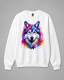 BDG Crew Neck Sweatshirt  - Cosmic Wolf