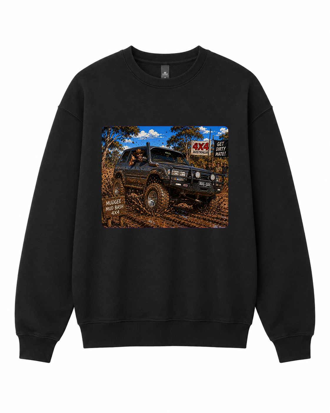 BDG Crew Neck Sweatshirt  - Toyota Landcruiser 80 Series