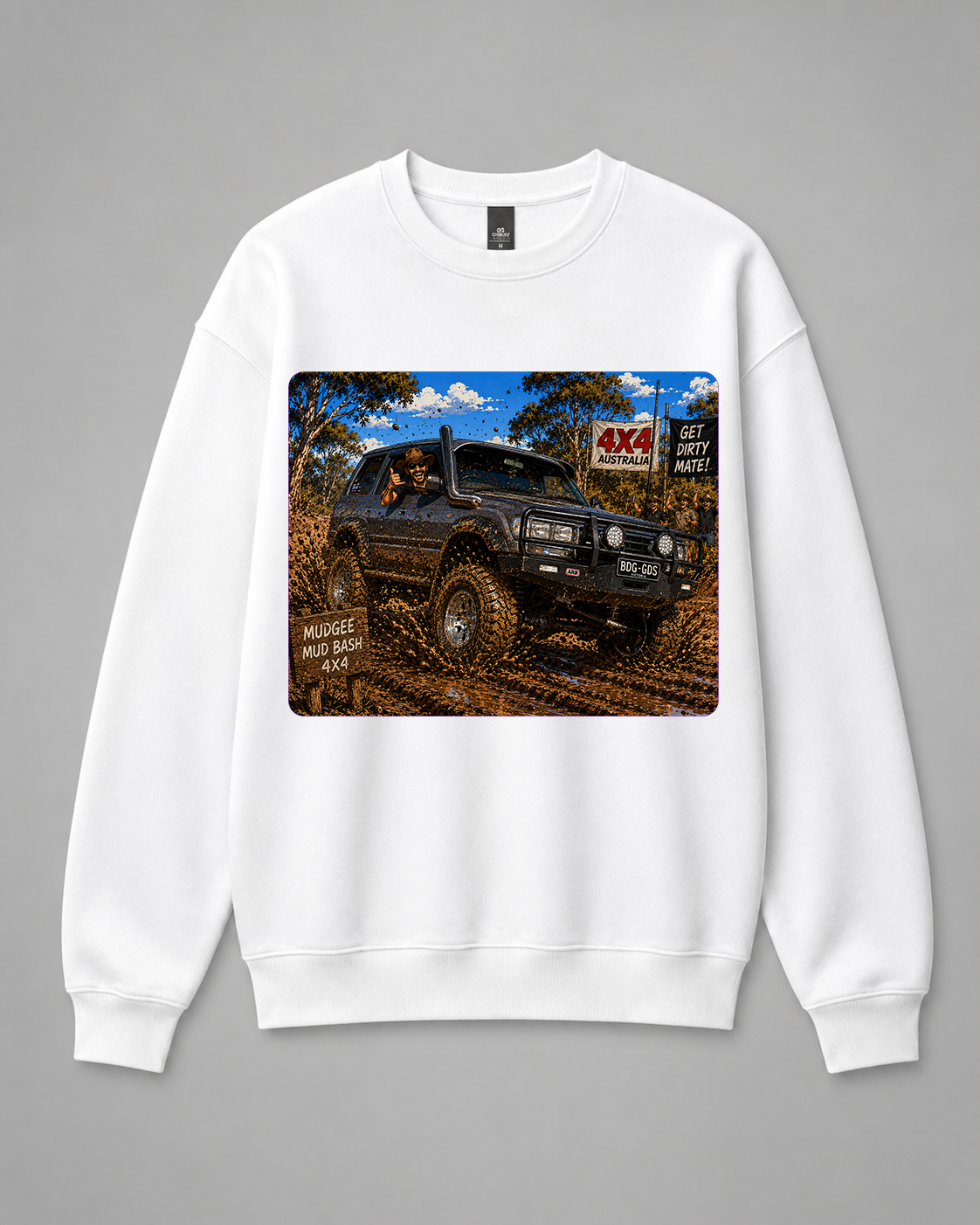 BDG Crew Neck Sweatshirt  - Toyota Landcruiser 80 Series