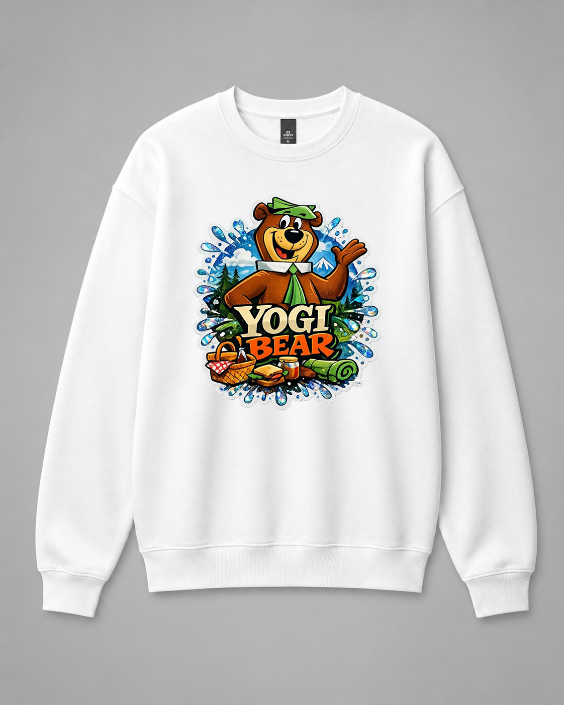 BDG Crew Neck Sweatshirt  - Yogi Bear