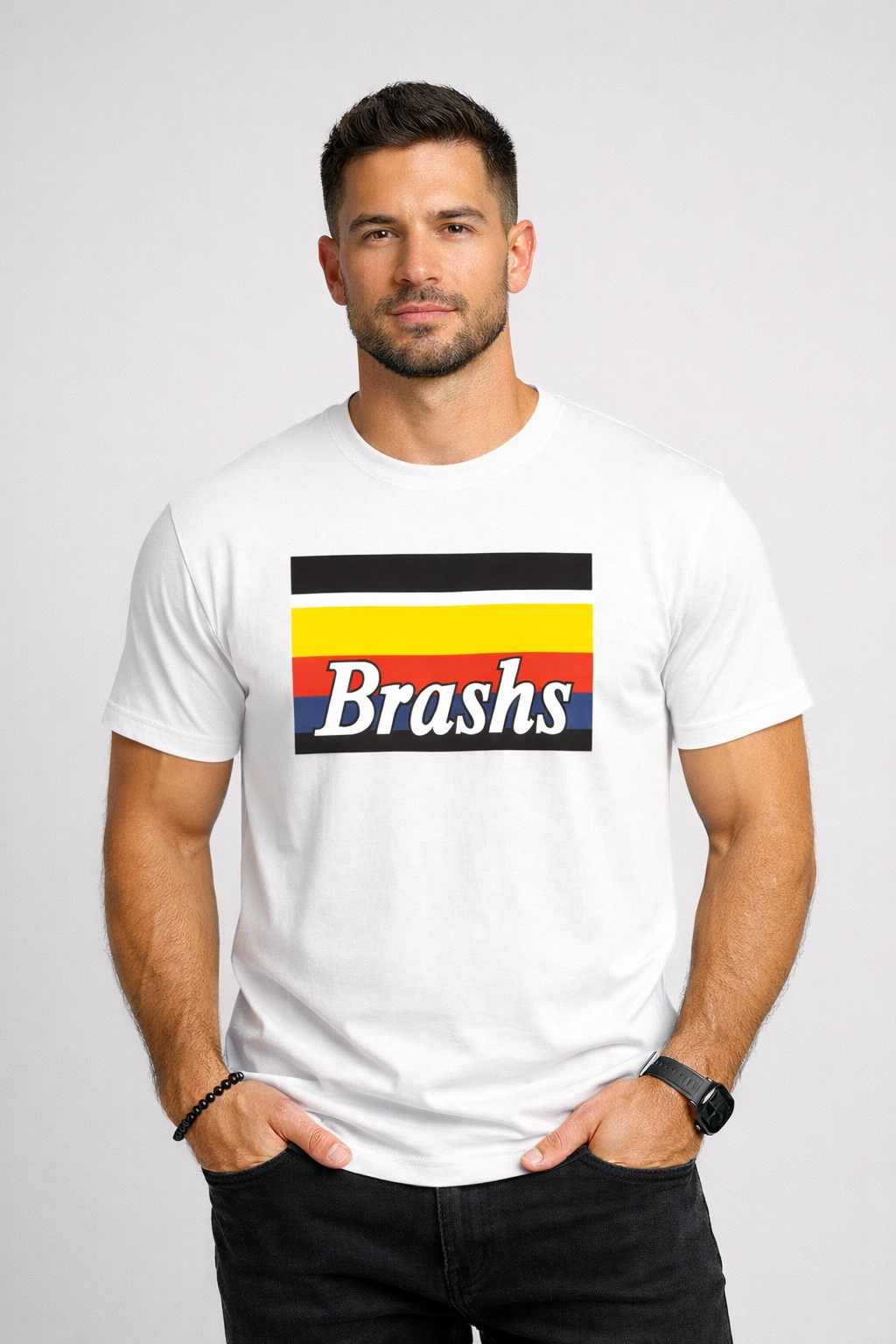 Graphic T-Shirt - Brashs Size S - 3XL