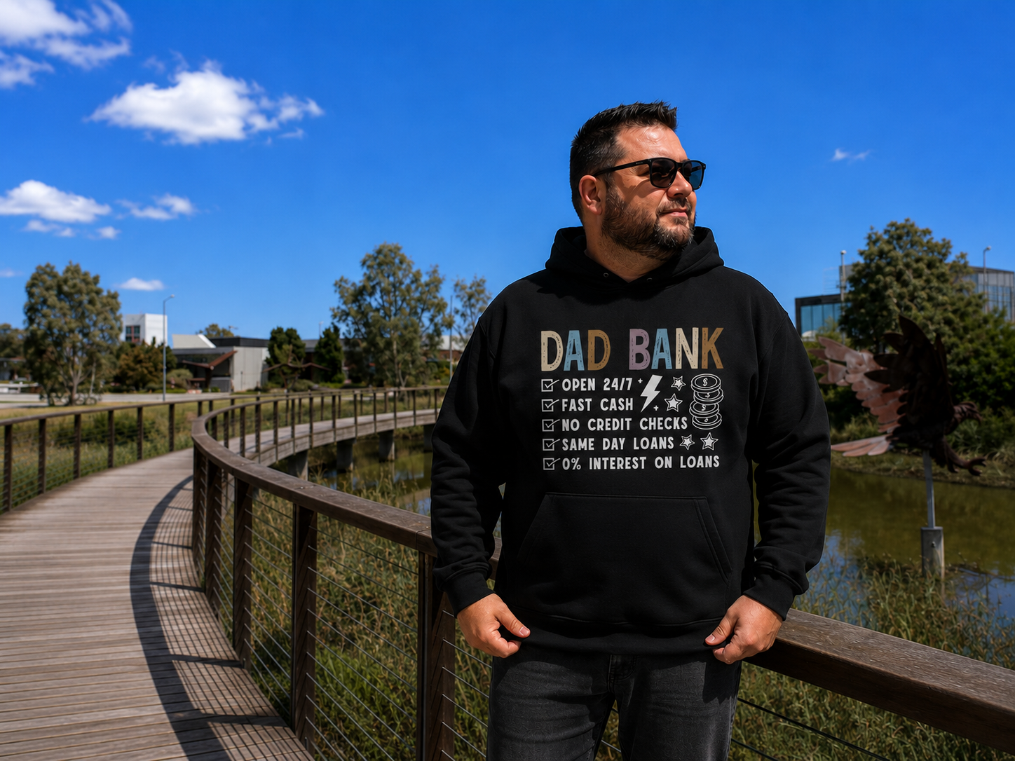 BDG Graphic Hoodie - Dad Bank