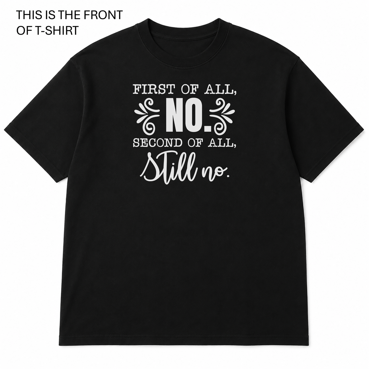 BDG Graphic T-Shirt - First of all, NO