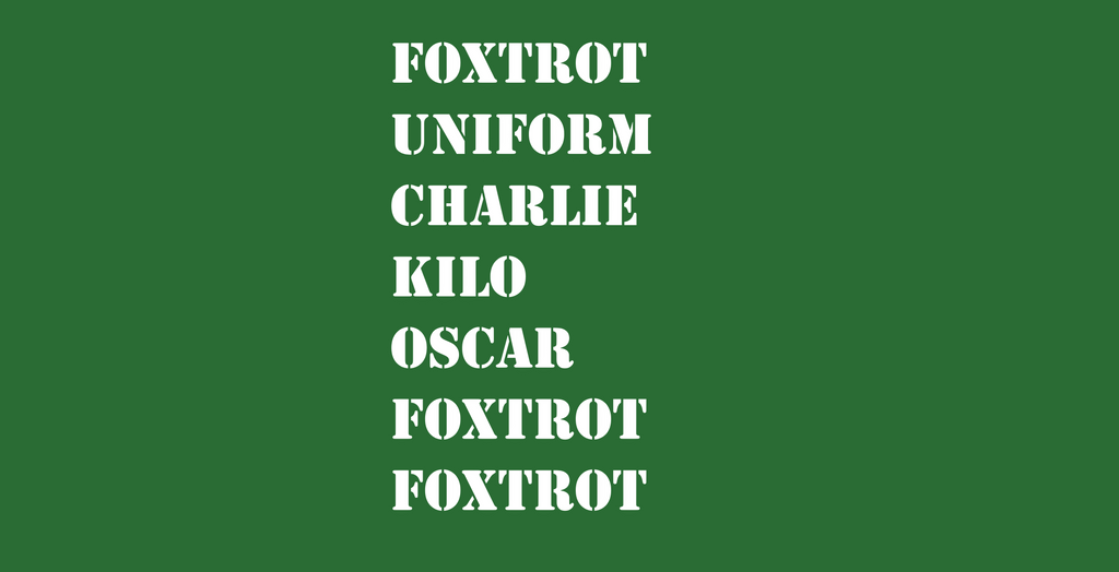 Stubby Holder - Foxtrot