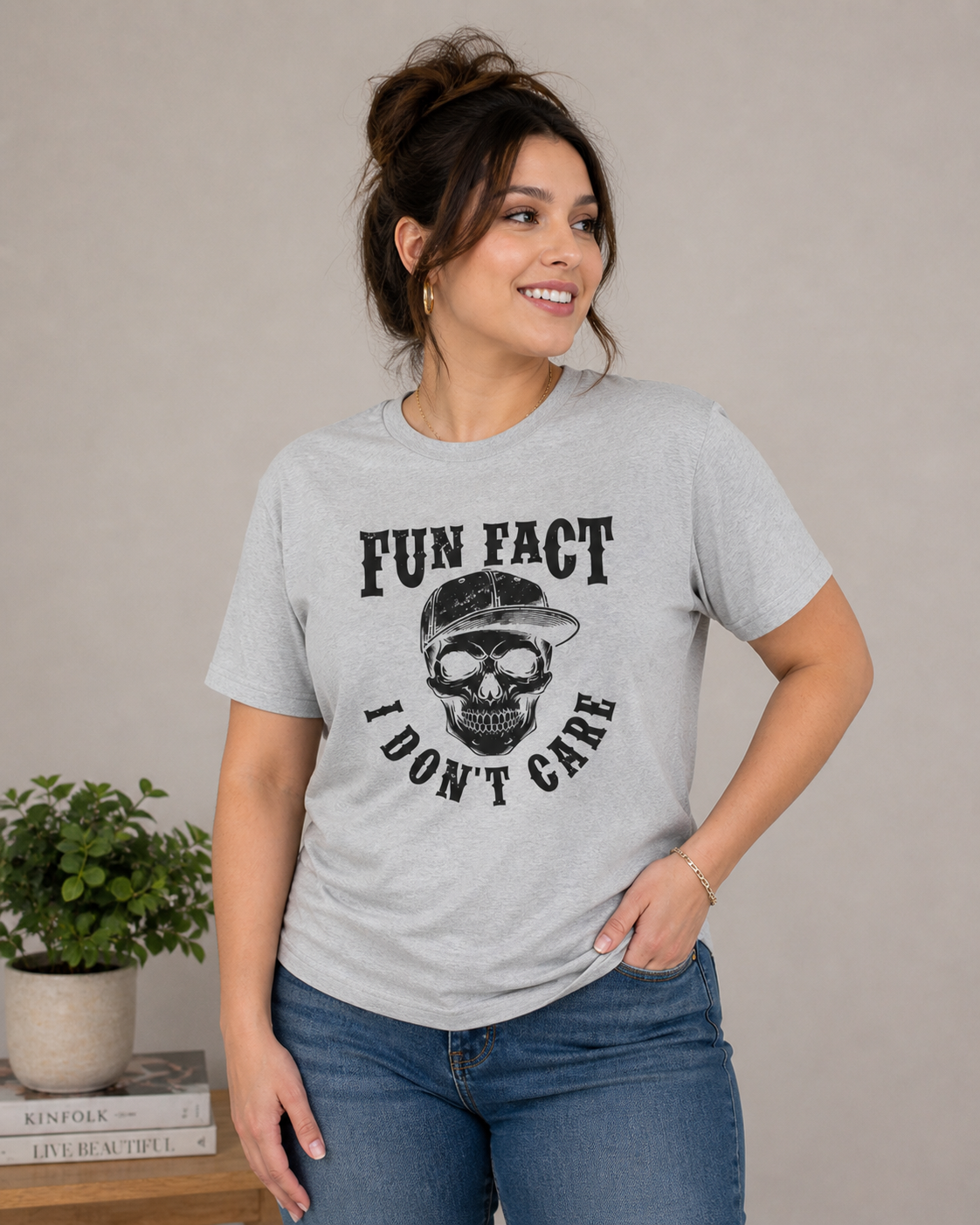 BDG Graphic T-Shirt - Fun Fact, I don't Care