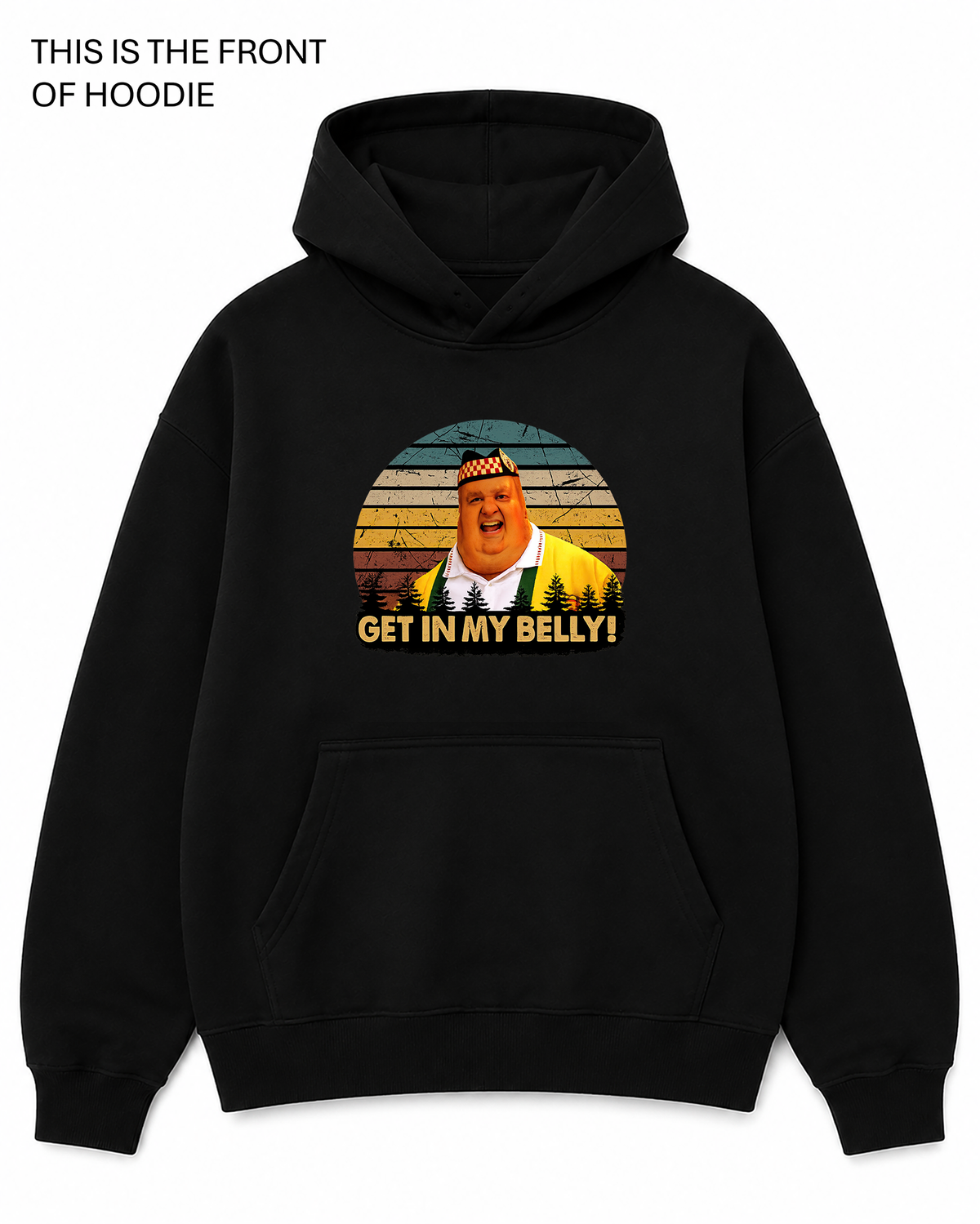 BDG Graphic Hoodie - Get in my belly