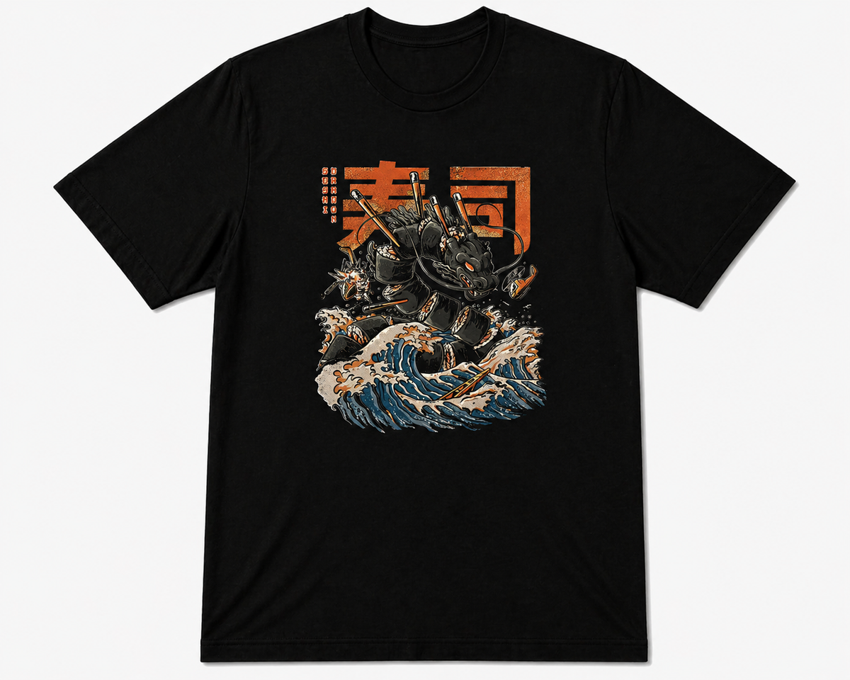 BDG Graphic T-Shirt - Ghost Sushi Dragon