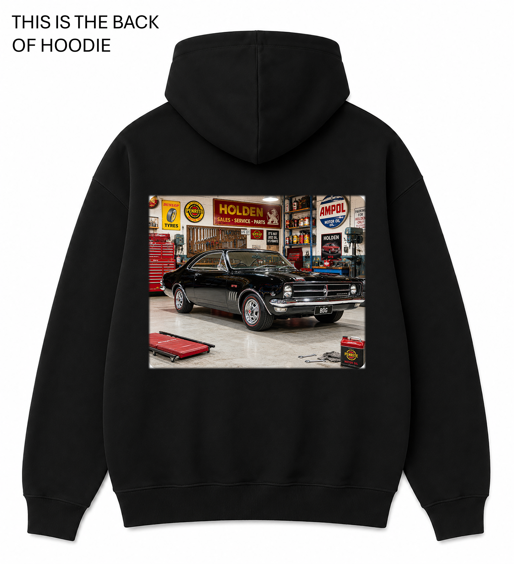 BDG Graphic Hoodie - Holden HK Monaro