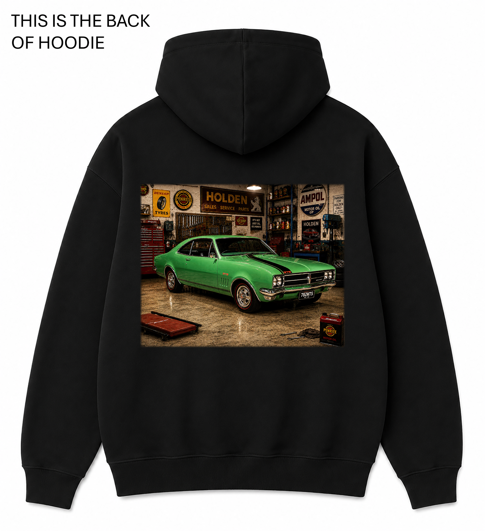 BDG Graphic Hoodie - Holden HK Monaro