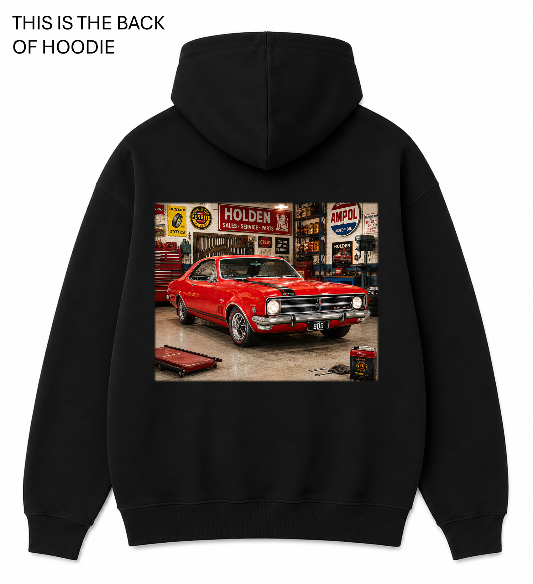 BDG Graphic Hoodie - Holden HK Monaro