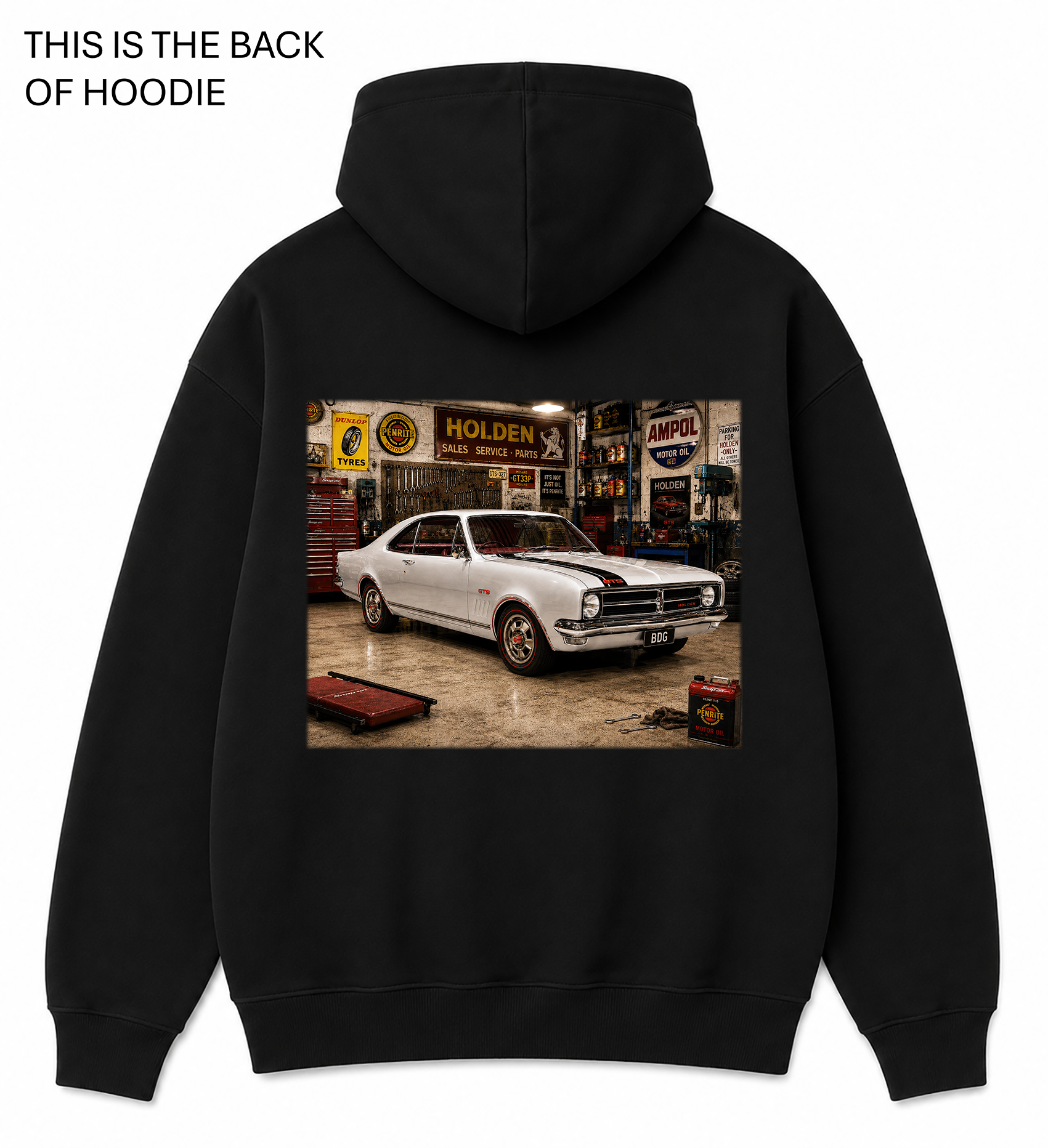 BDG Graphic Hoodie - Holden HK Monaro