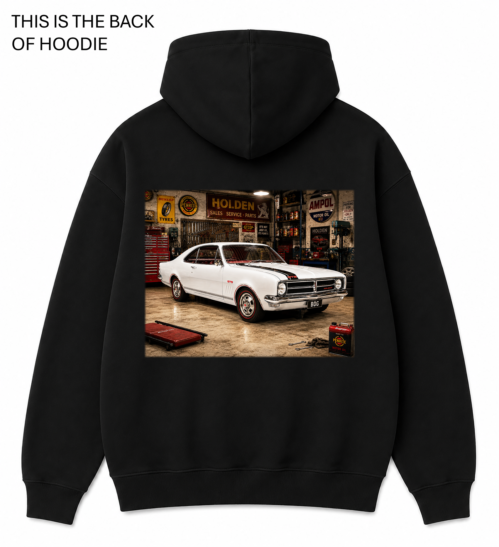 BDG Graphic Hoodie - Holden HK Monaro