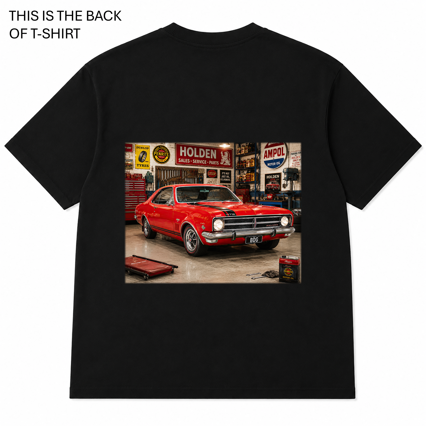BDG Graphic T-Shirt - Holden HK Monaro