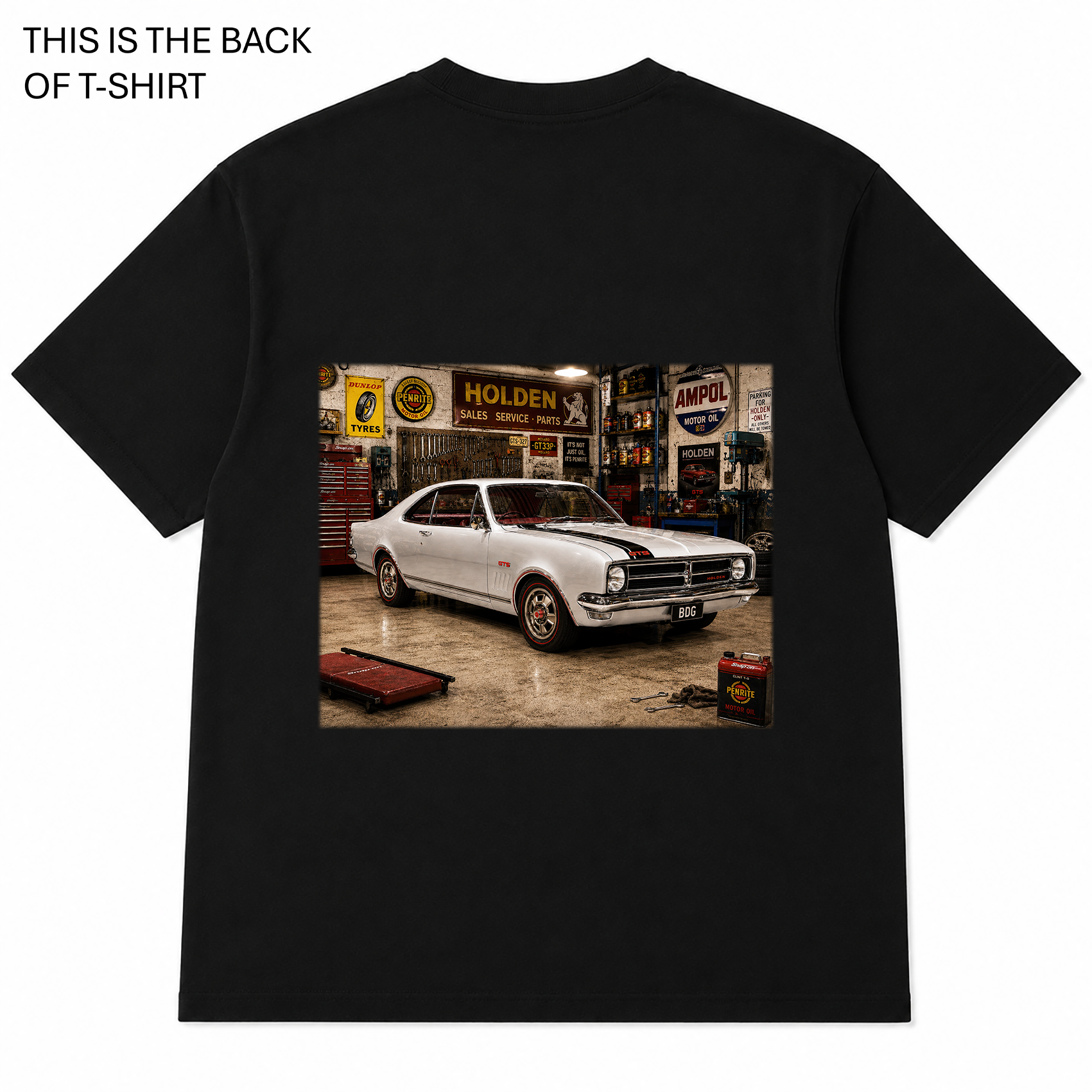 BDG Graphic T-Shirt - Holden HK Monaro