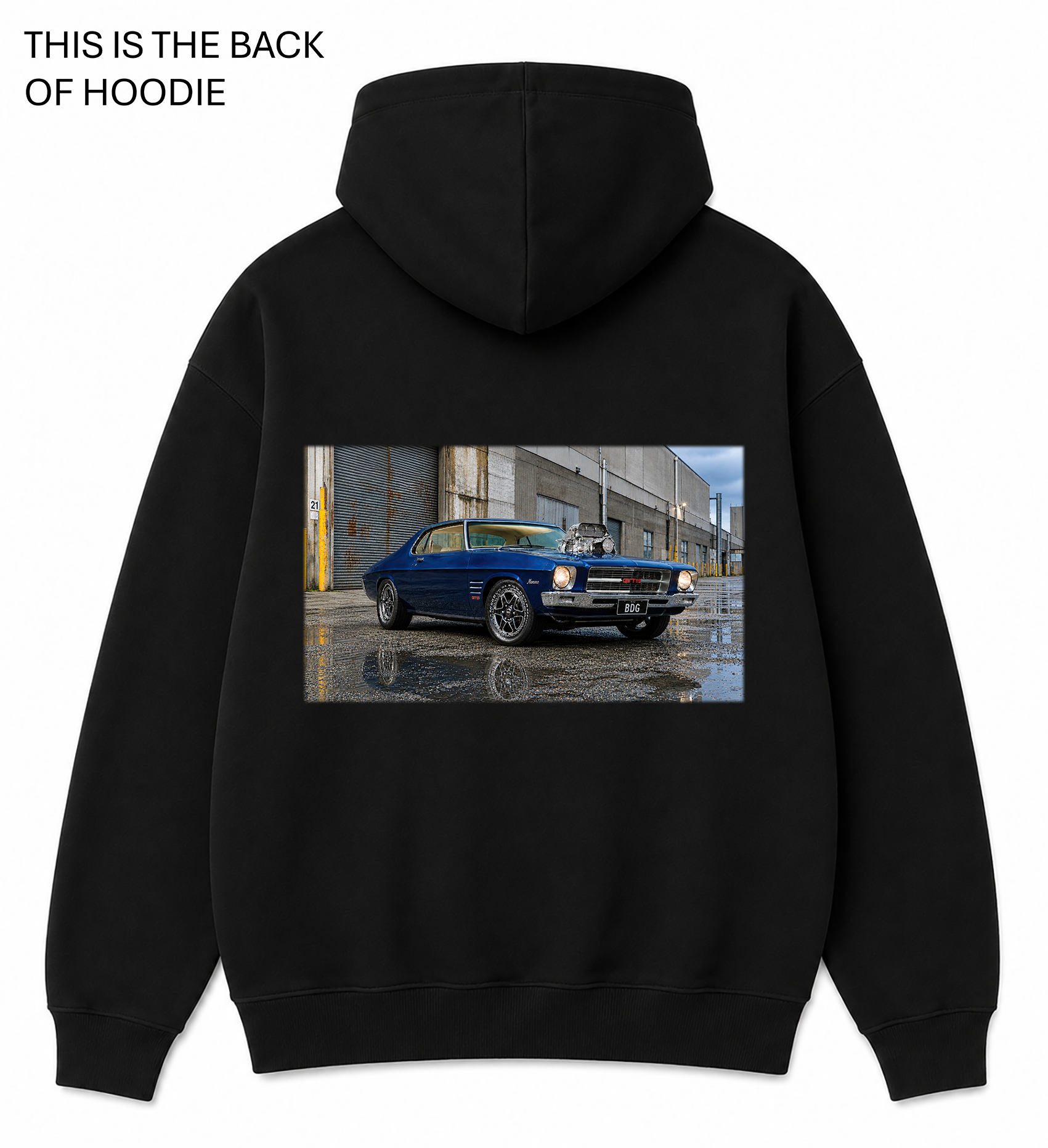 BDG Graphic Hoodie - Holden HQ Monaro, Blown