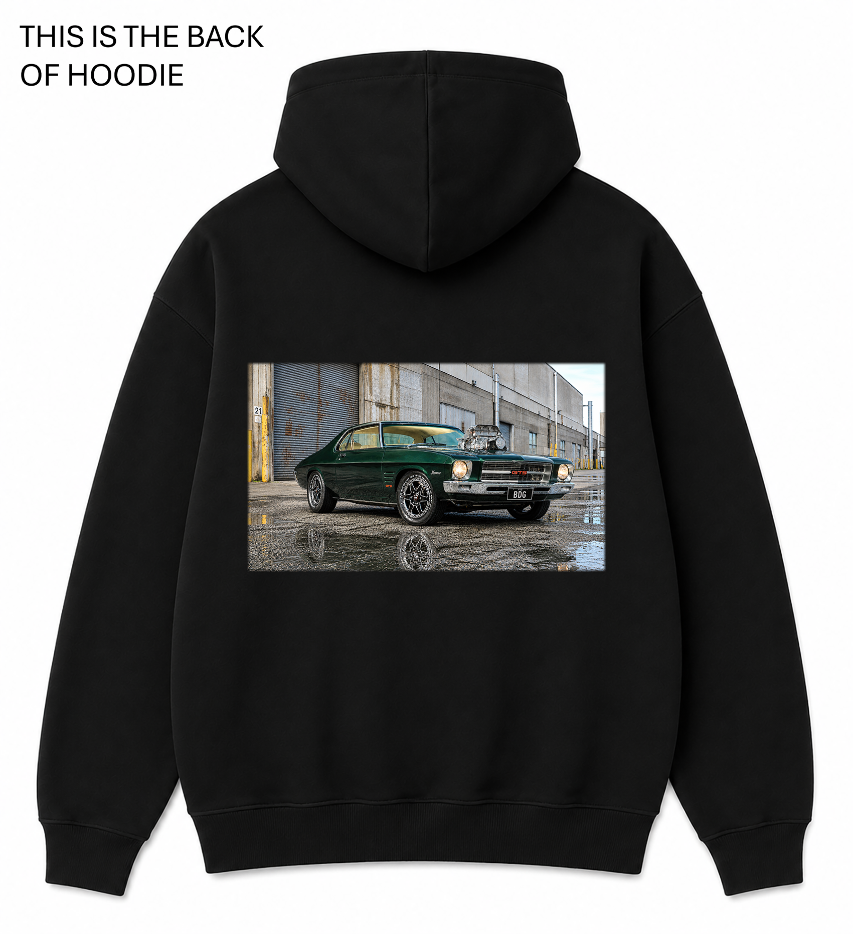 BDG Graphic Hoodie - Holden HQ Monaro, Blown