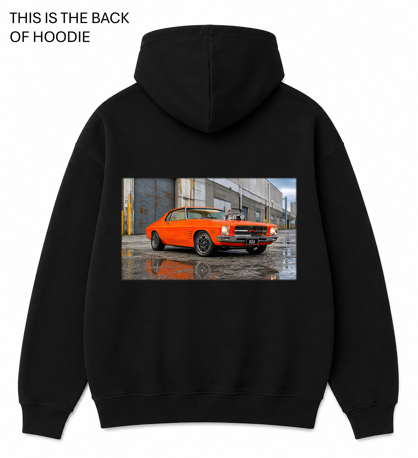BDG Graphic Hoodie - Holden HQ Monaro, Blown