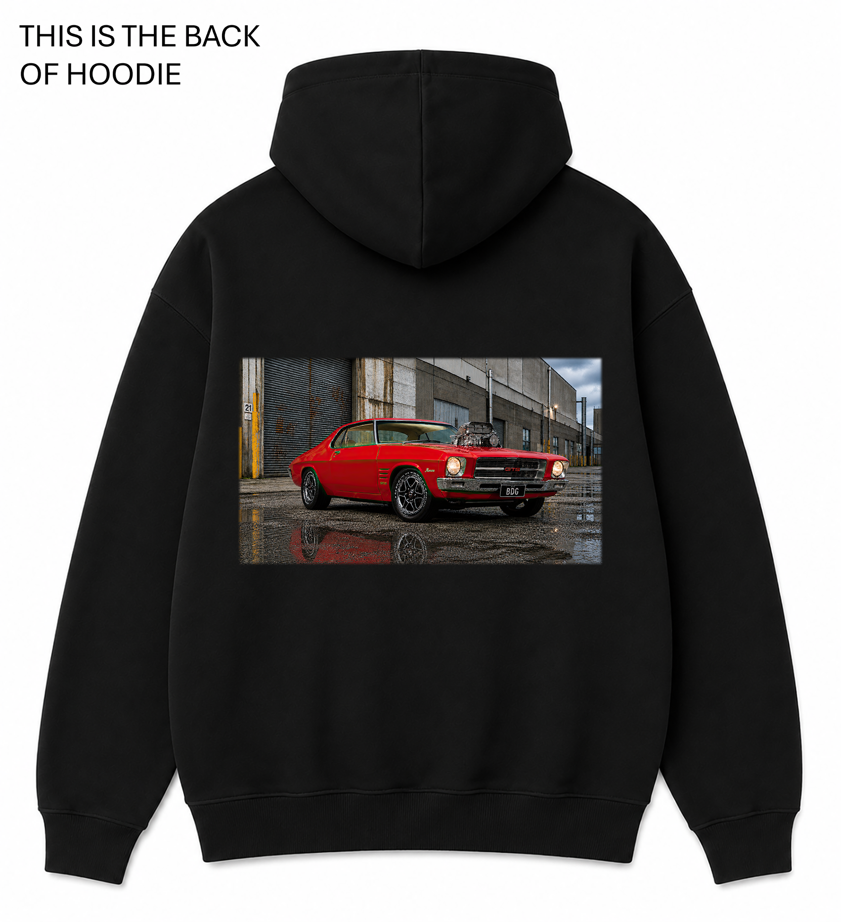 BDG Graphic Hoodie - Holden HQ Monaro, Blown