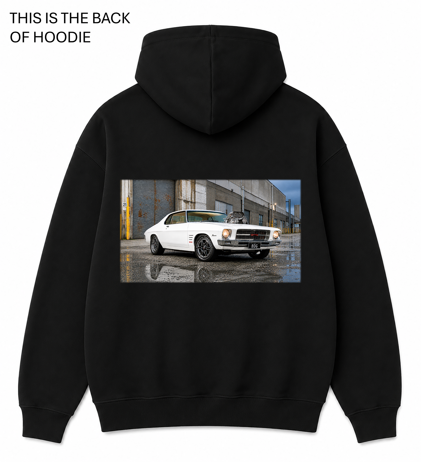 BDG Graphic Hoodie - Holden HQ Monaro, Blown