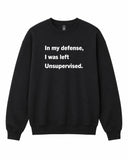 BDG Crew Neck Sweatshirt - in my defence - Built Different Goods