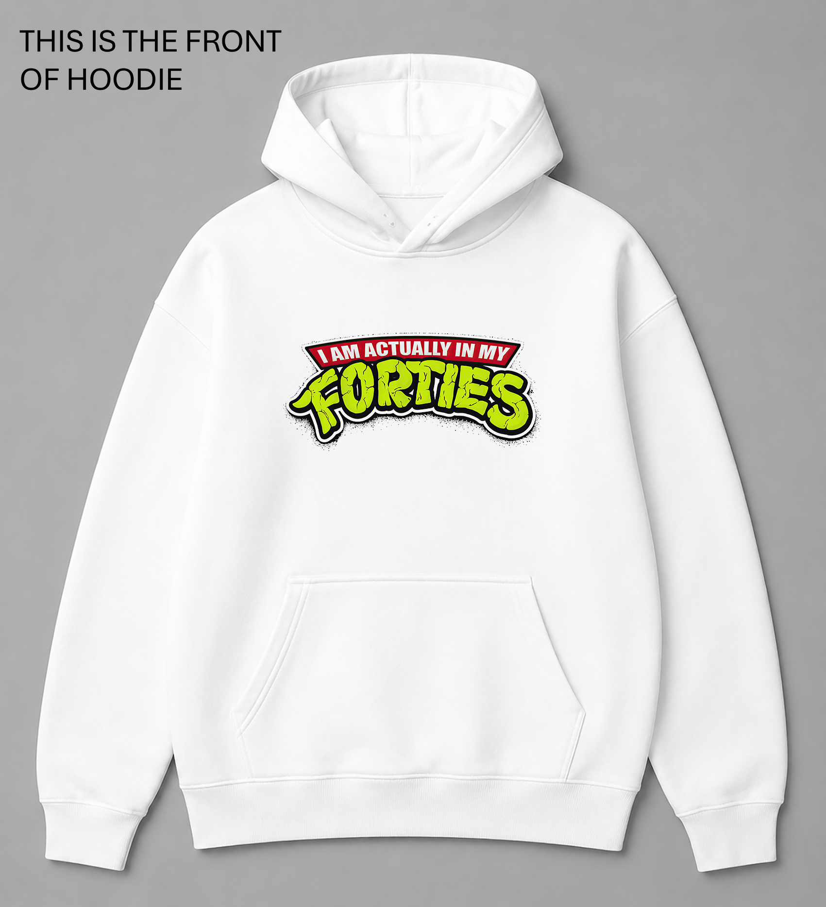 BDG Graphic Hoodie - I'm in my 40s