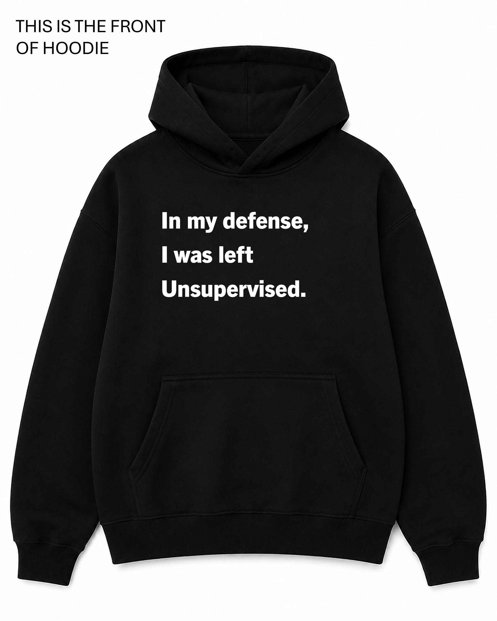 BDG Graphic Hoodie - In my defense