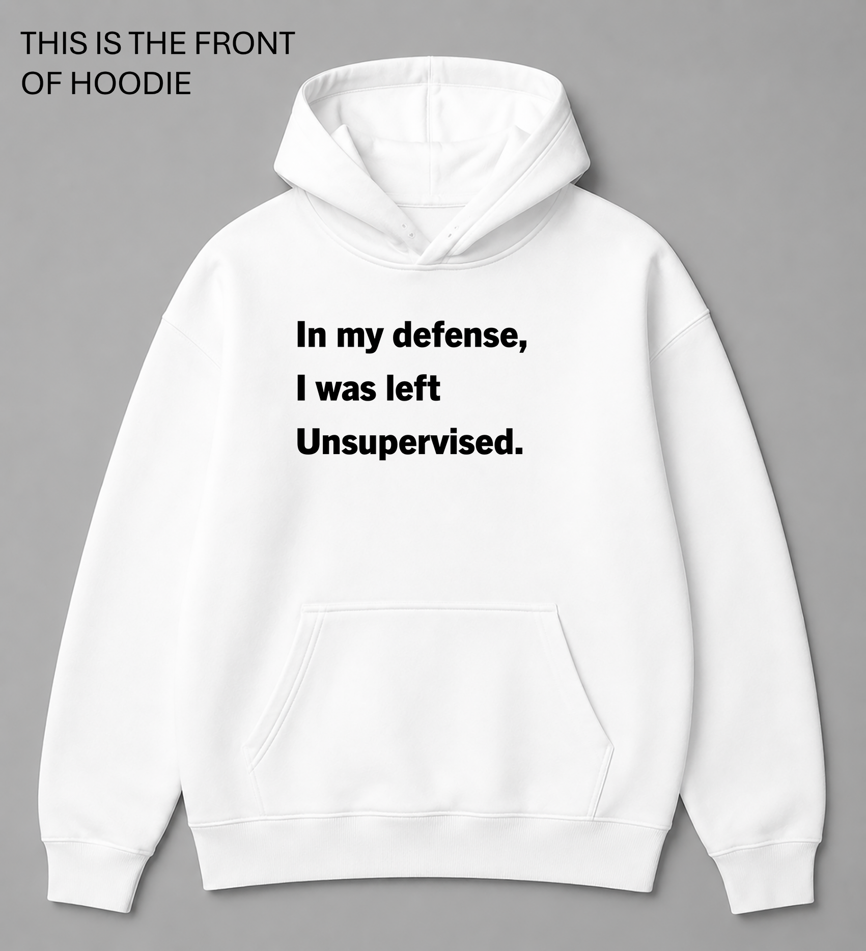 BDG Graphic Hoodie - In my defense