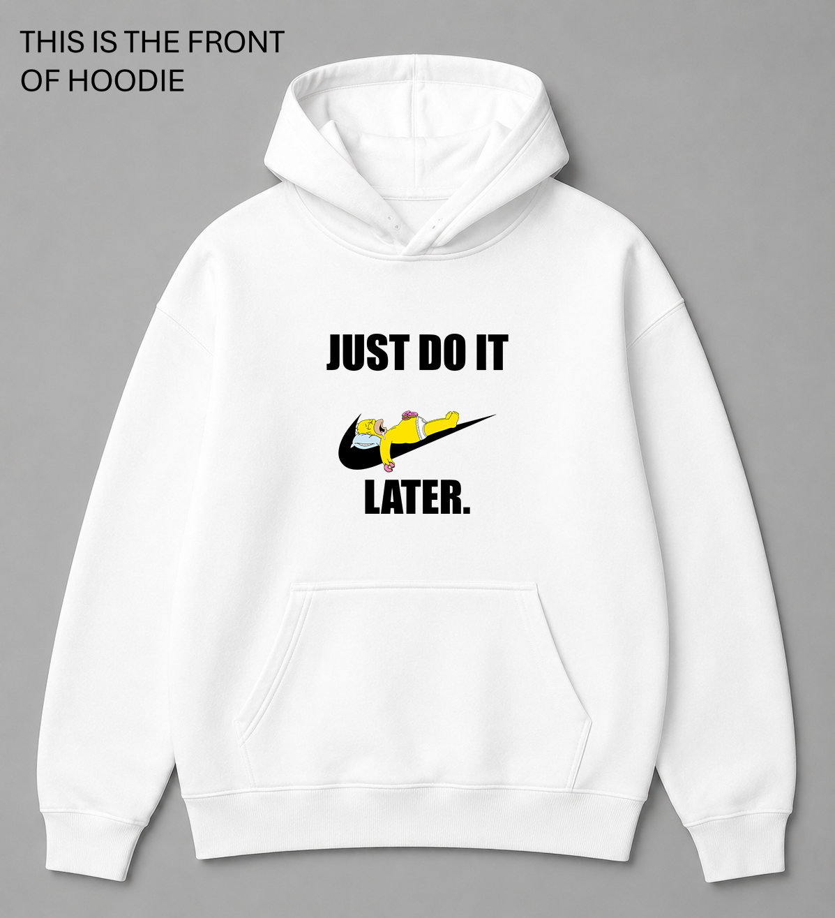 BDG Graphic Hoodie - Just do it later