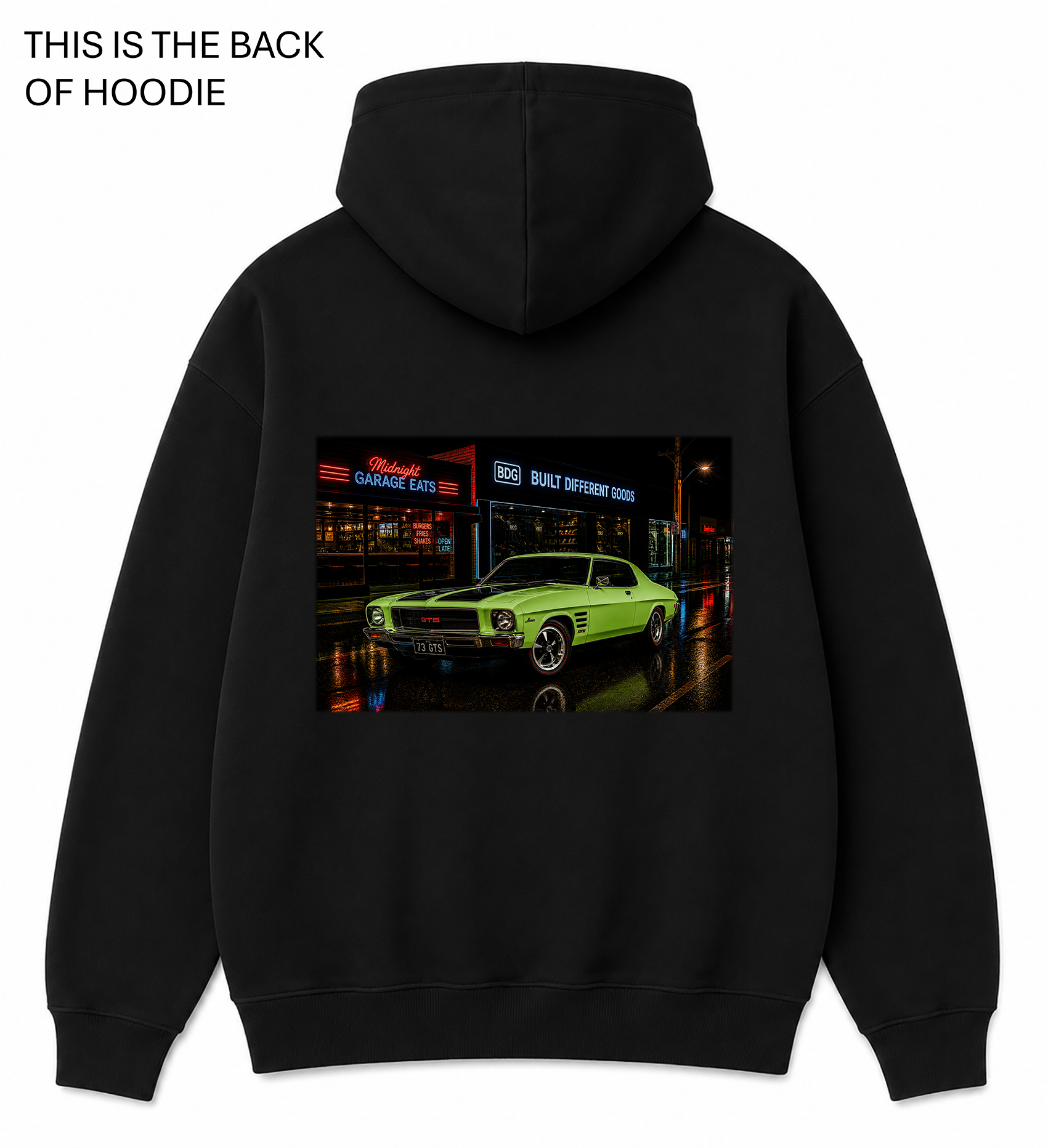 BDG Graphic Hoodie - Holden HQ Monaro