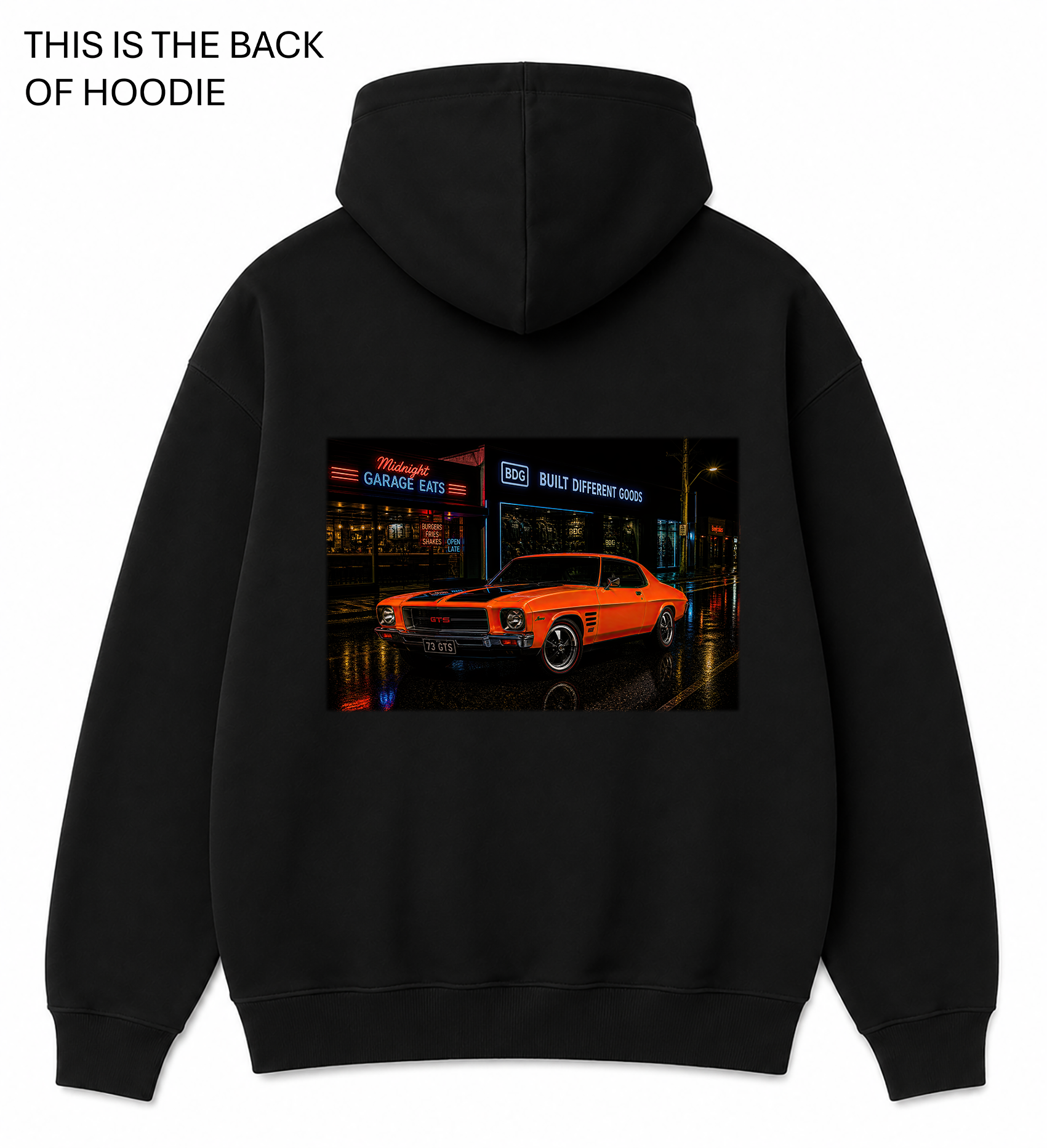 BDG Graphic Hoodie - Holden HQ Monaro