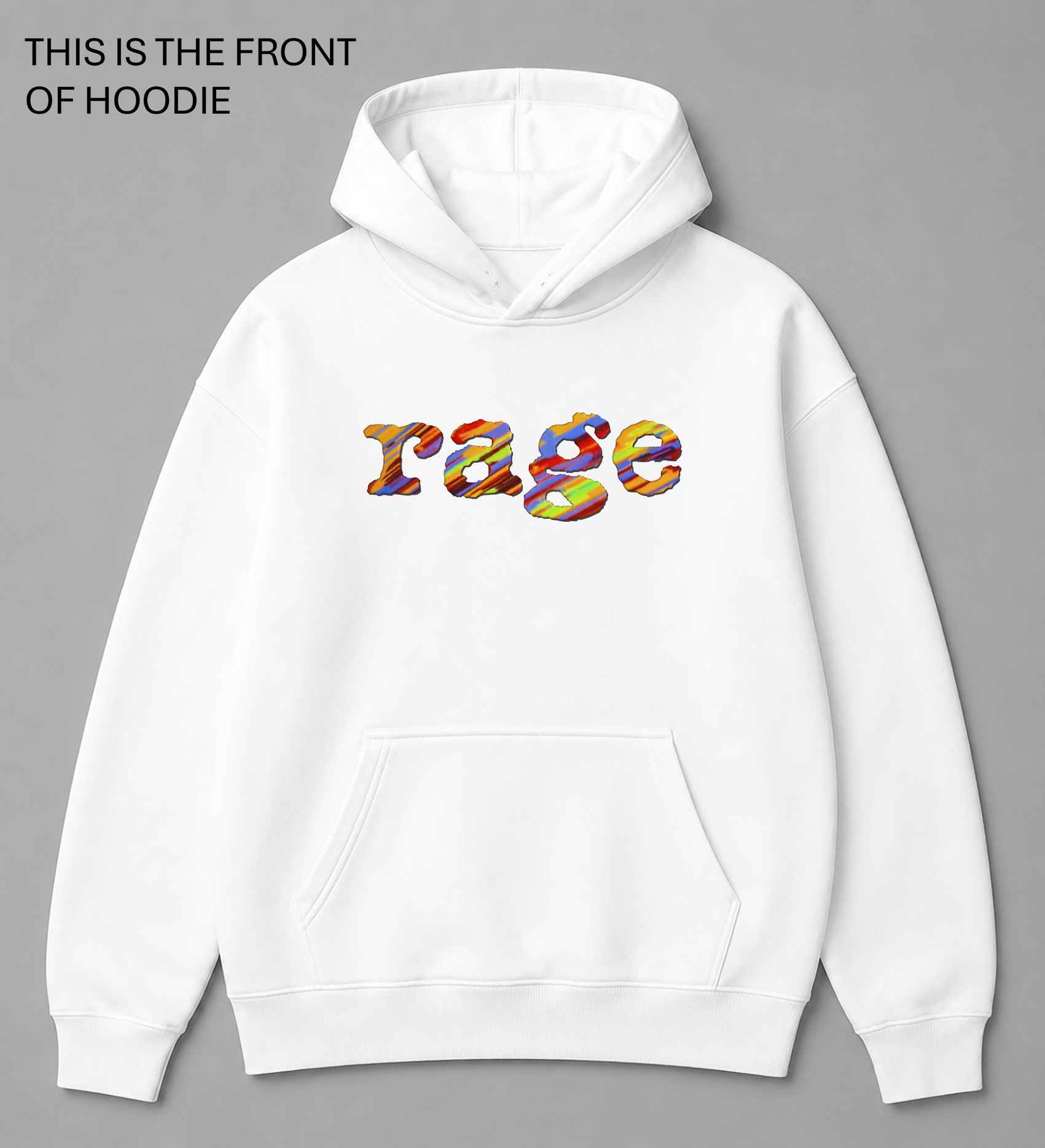 BDG Graphic Hoodie - Rage
