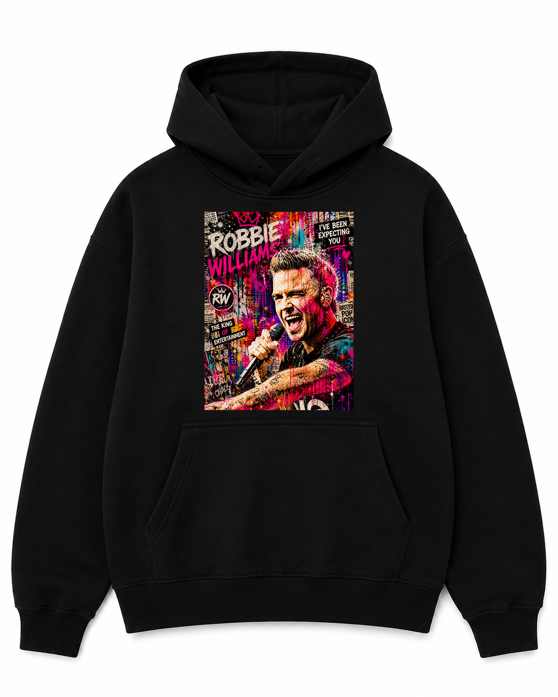 BDG Graphic Hoodie - Robbie Williams Britpop 2