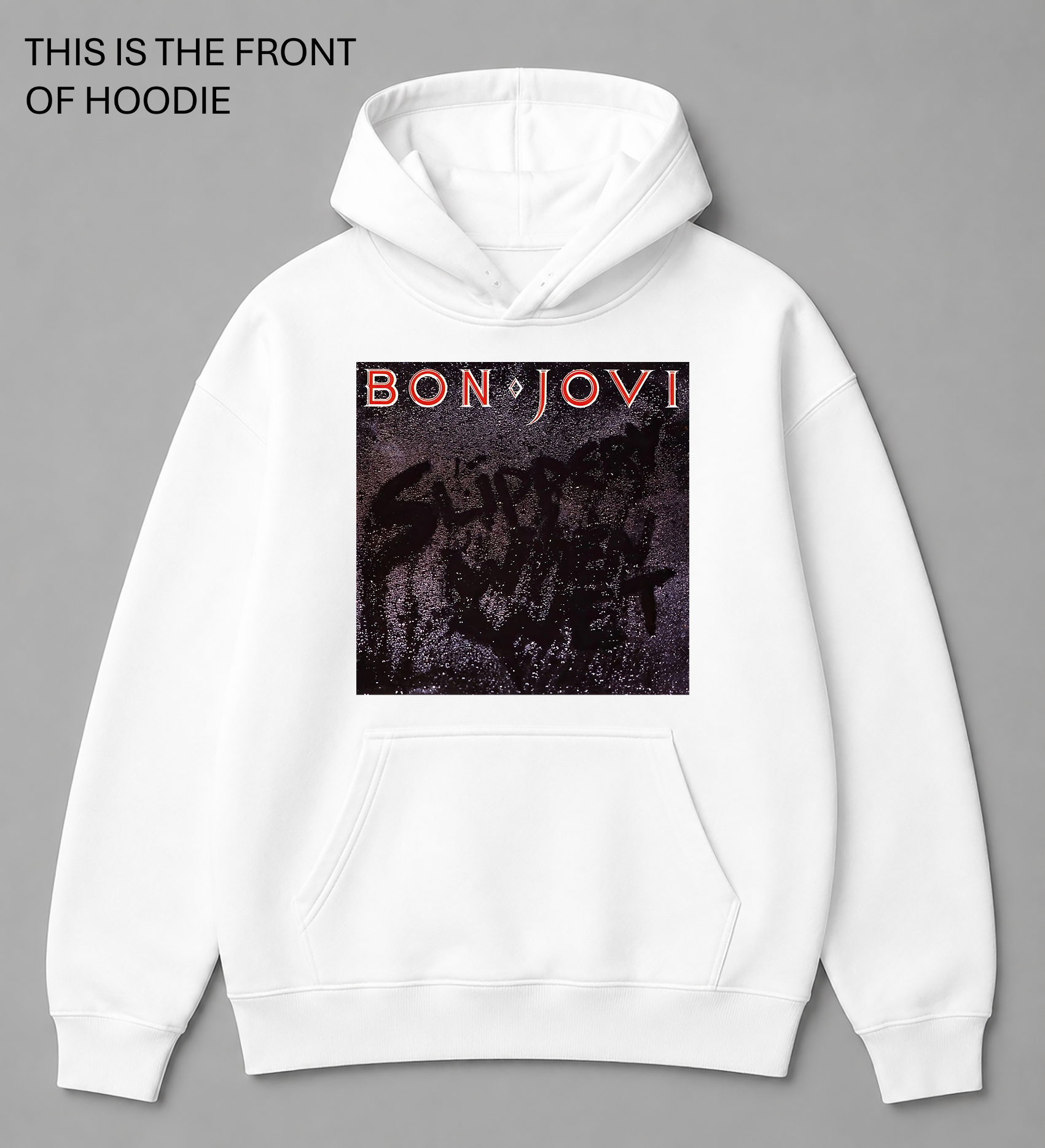 BDG Graphic Hoodie - Slippery When Wet