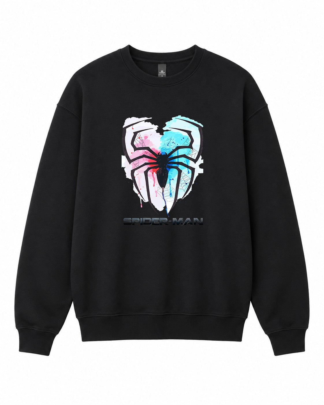 BDG Crew Neck Sweatshirt - Spiderman - Built Different Goods