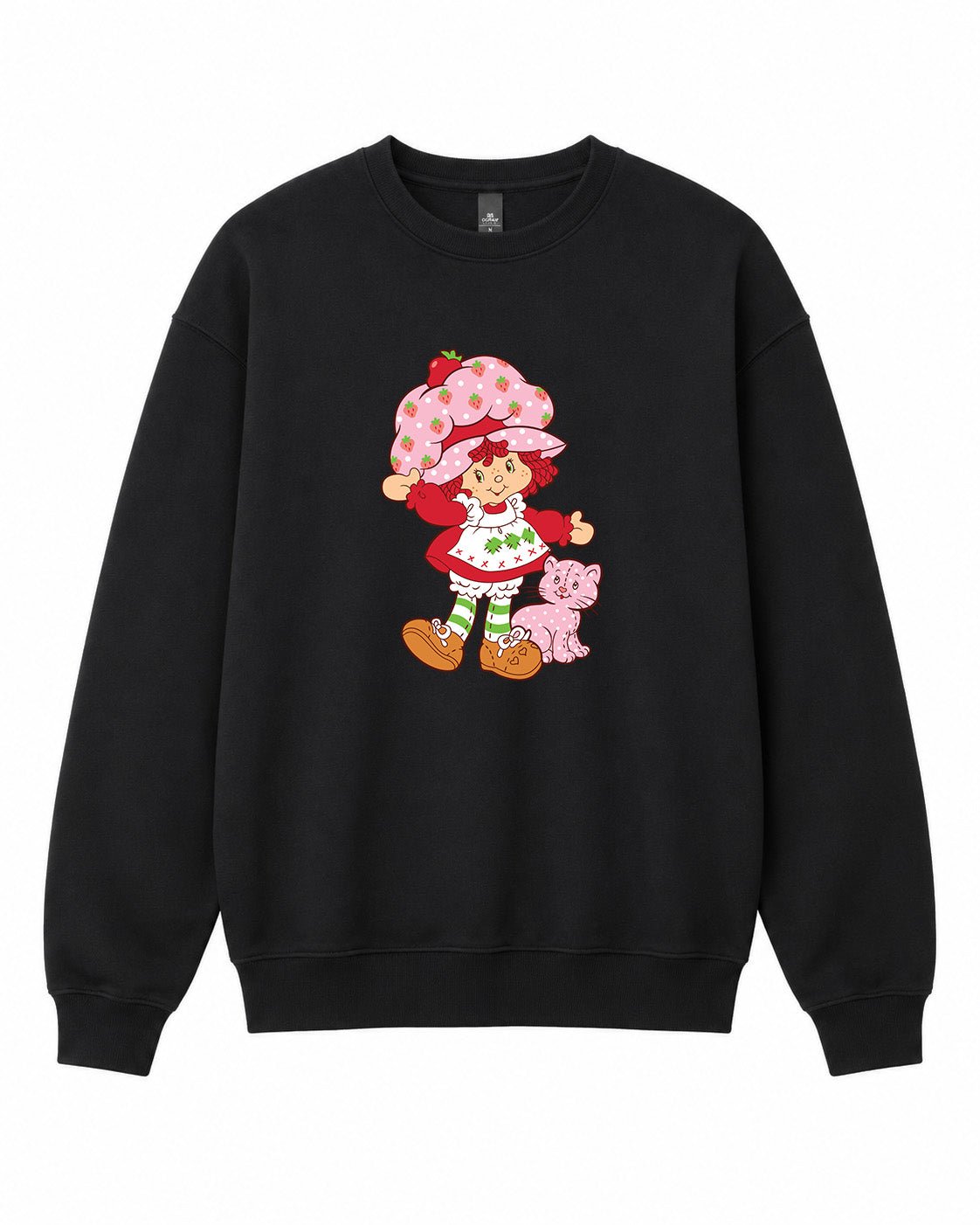 BDG Crew Neck Sweatshirt - Strawberry shortcake - Built Different Goods