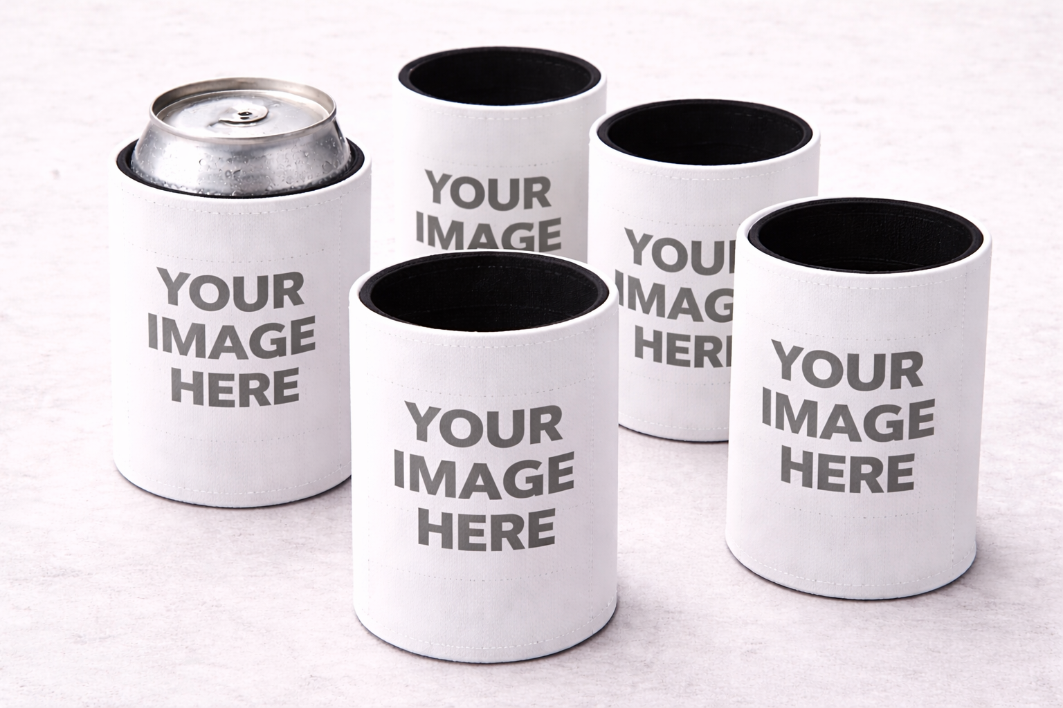 Custom Printed 5mm Neoprene Stubby Holder for 375ml Cans