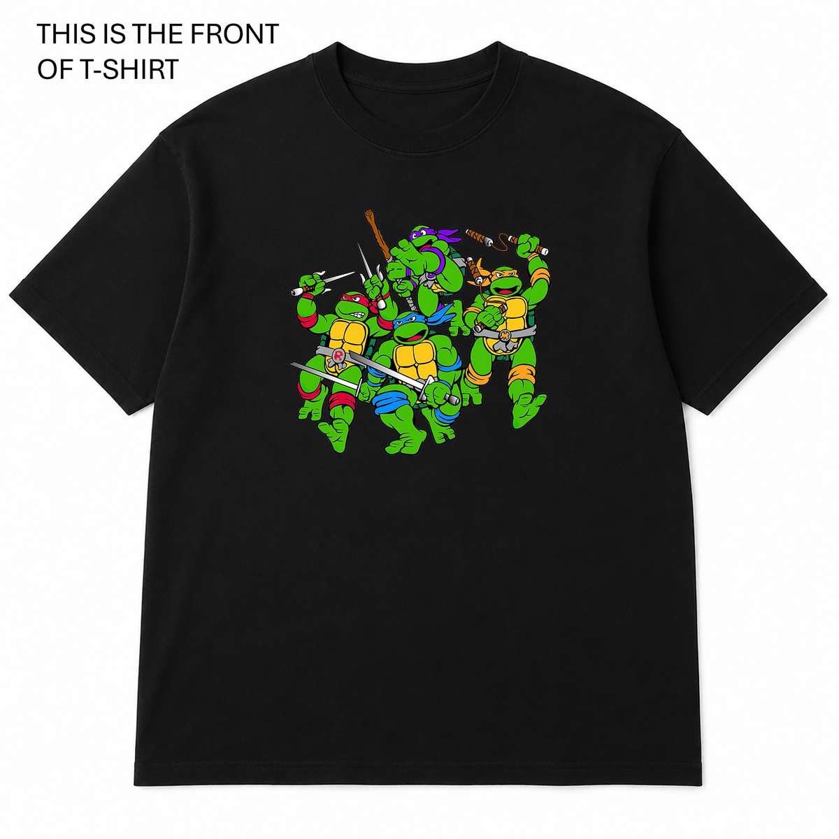 BDG Graphic T-Shirt - Ninja Turtles Cartoon