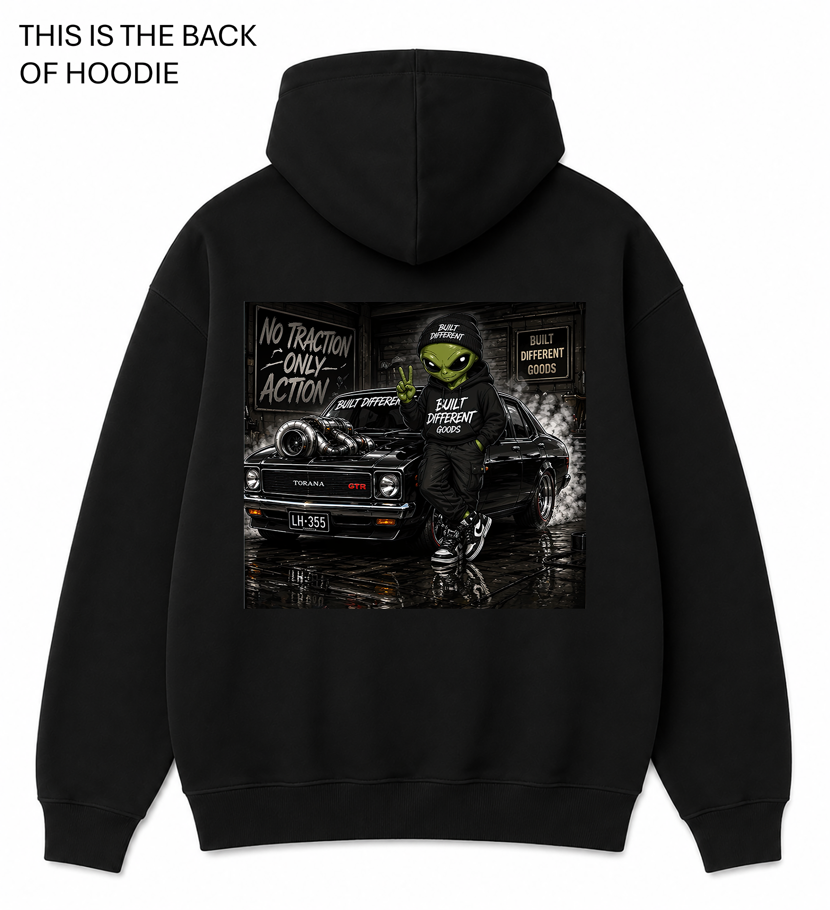 BDG Graphic Hoodie - Torana LH 355