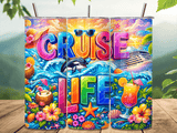 20oz Stainless Steel Tumbler With Two Lids - Cruise Life