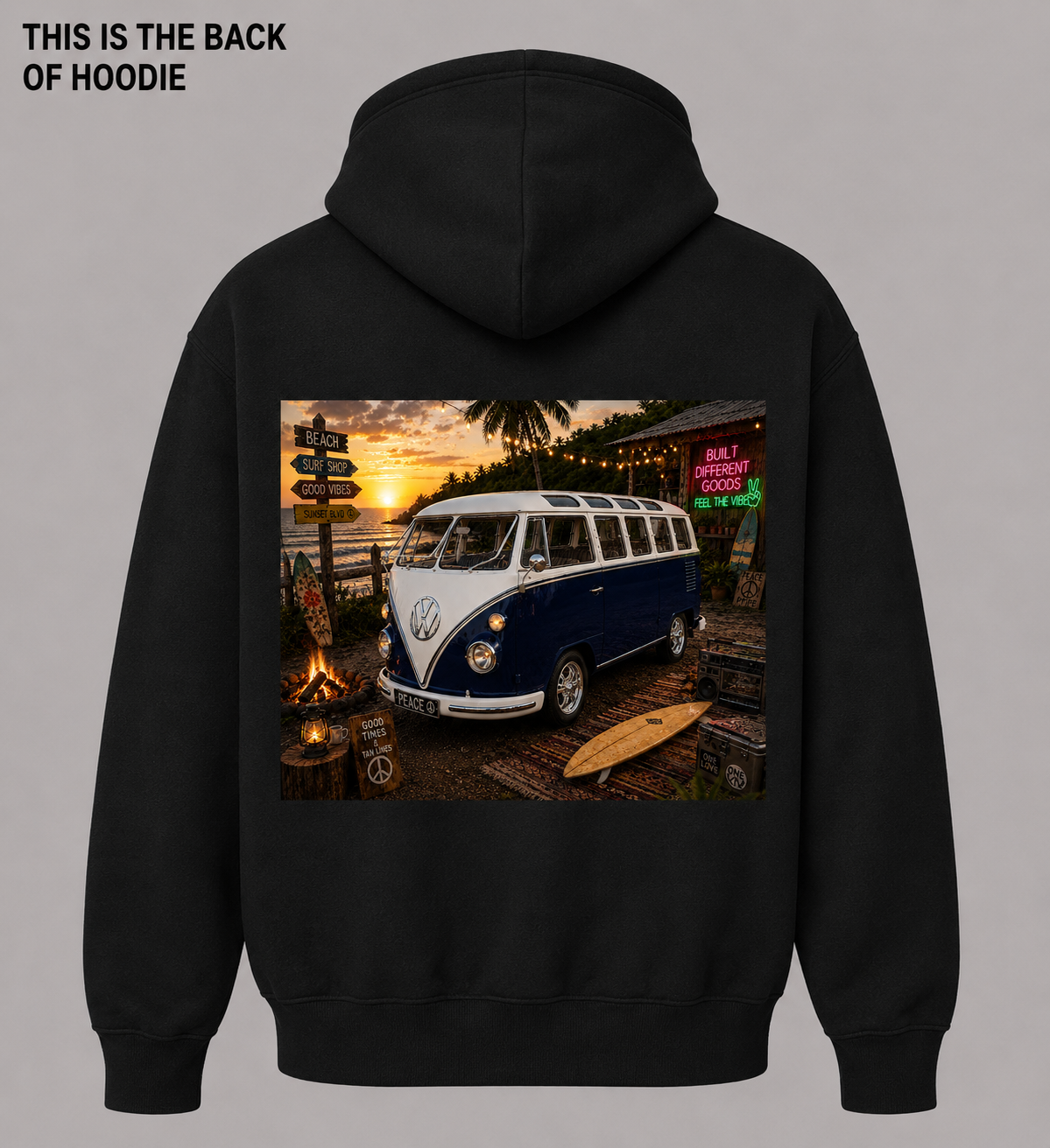 BDG Graphic Hoodie - VW Kombi Van