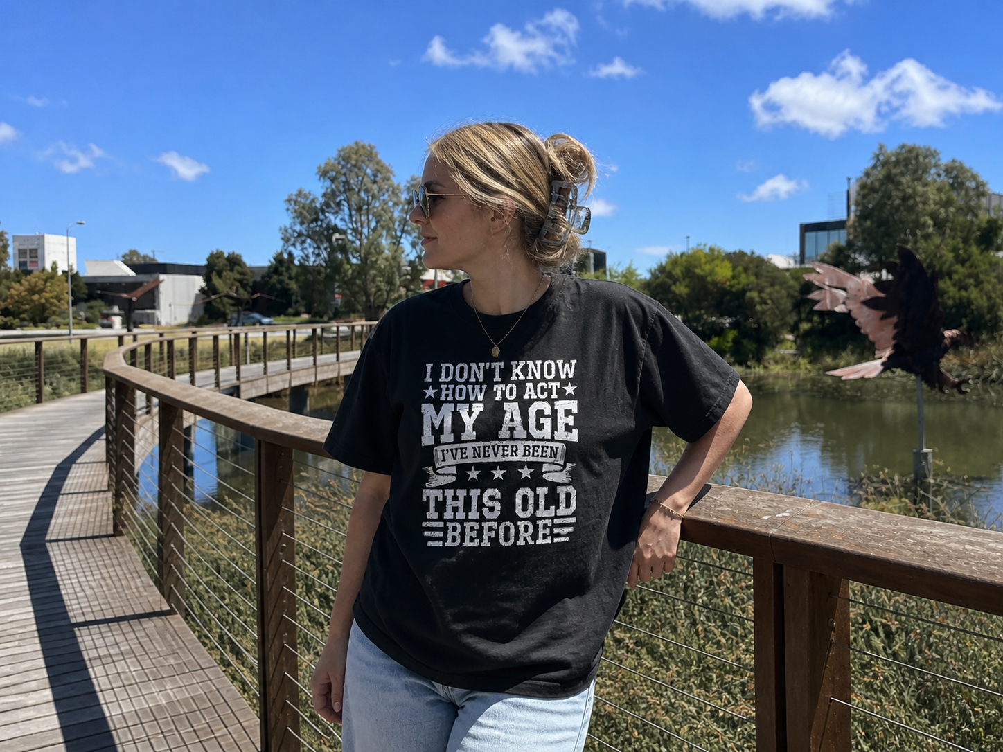 BDG Graphic T-Shirt - Don't know how to act my age