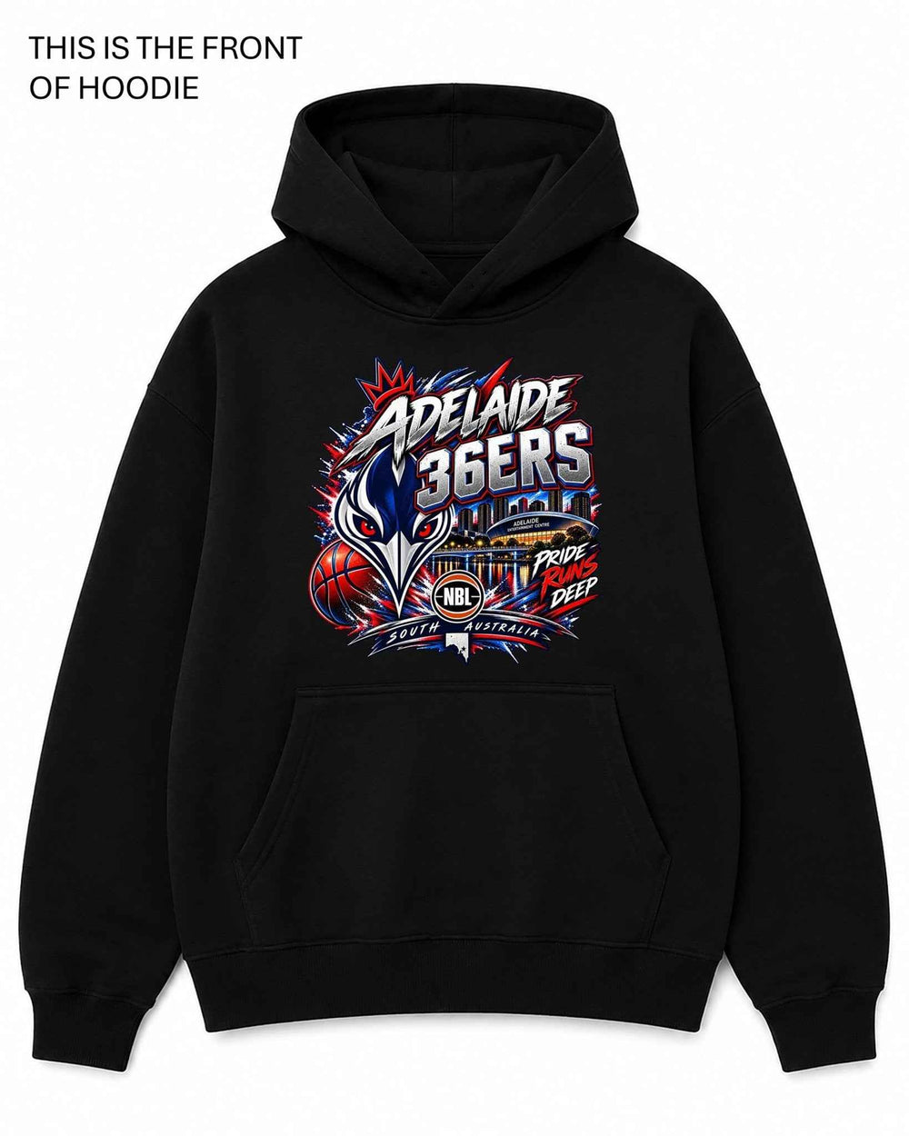 Adelaide 36ers NBL Graphic Hoodie