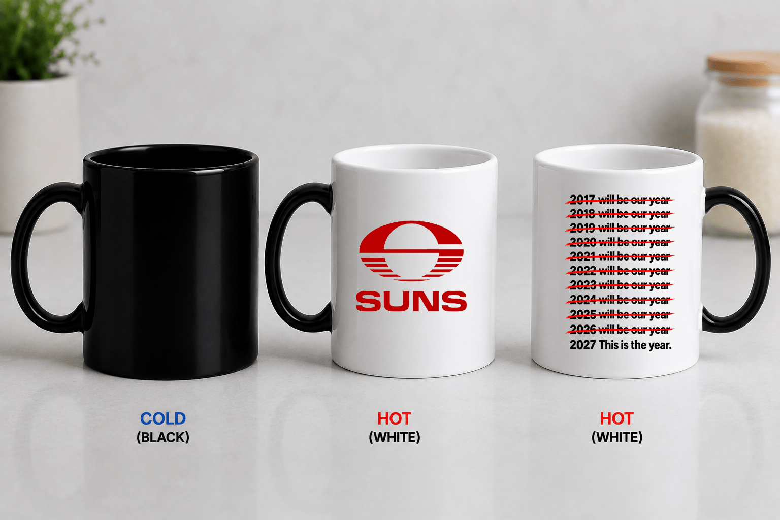 AFL Colour Changing Mug – Will Be Our Year - Built Different Goods