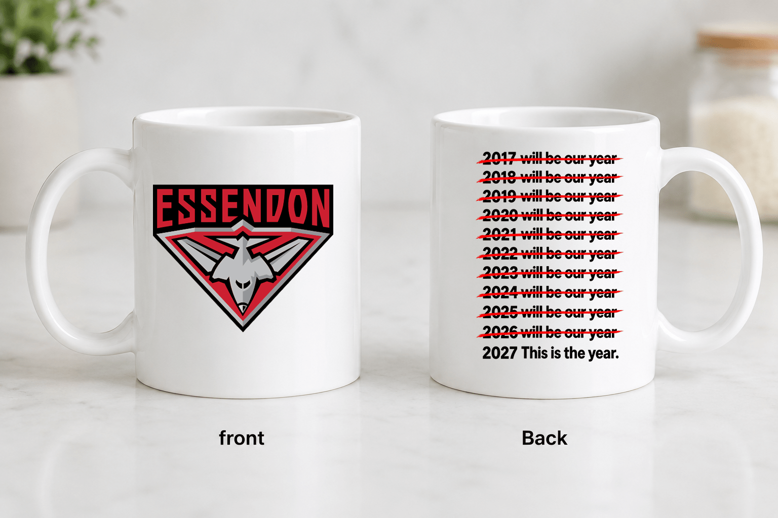 AFL 11oz Mug – Will Be Our Year | Built Different Goods - Built Different Goods