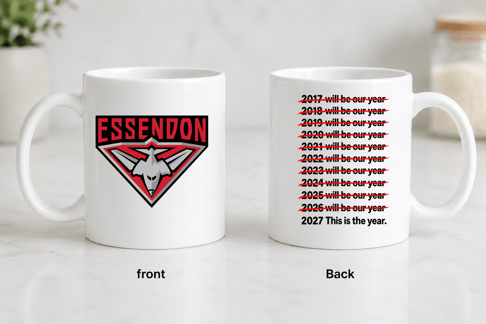 AFL 11oz Mug – Will Be Our Year | Built Different Goods - Built Different Goods