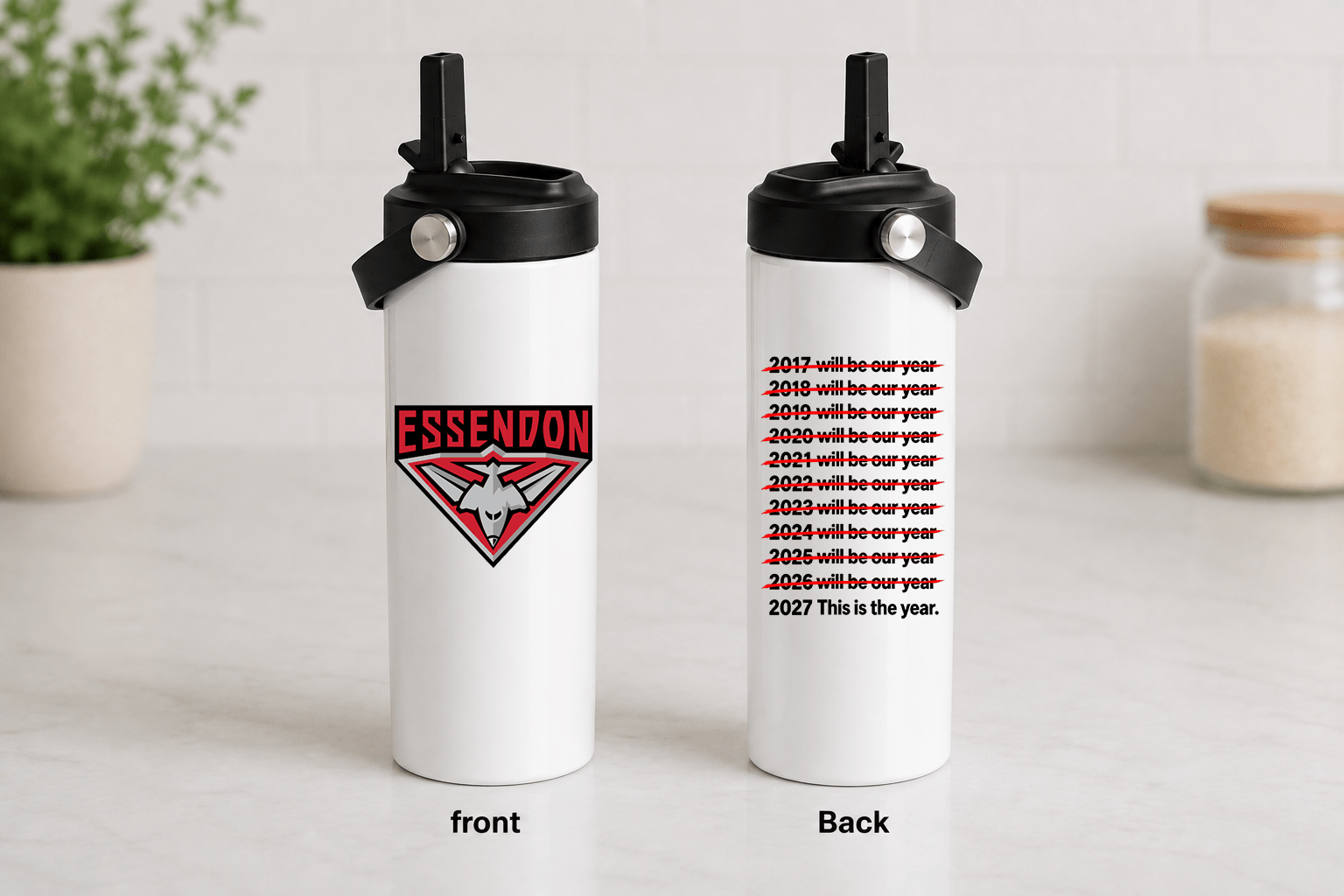 AFL 20oz Stainless Steel Tumbler – Will Be Our Year - Built Different Goods